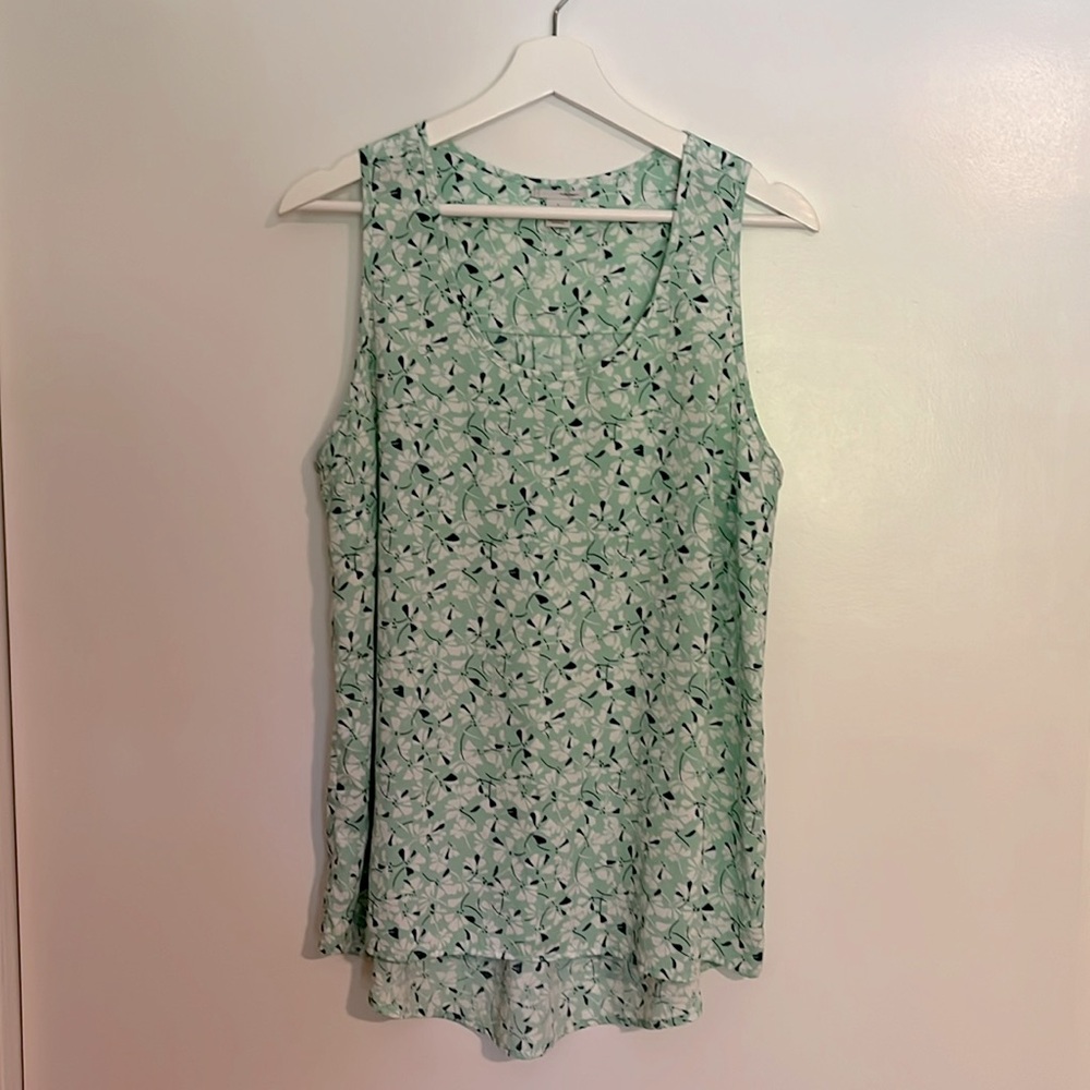 Halogen Dressy Tunic Tank Large